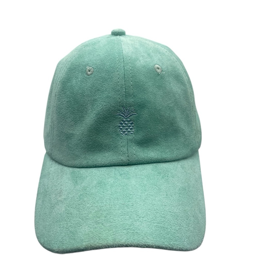 PINEAPPLE SUEDE DAD HAT, MINT